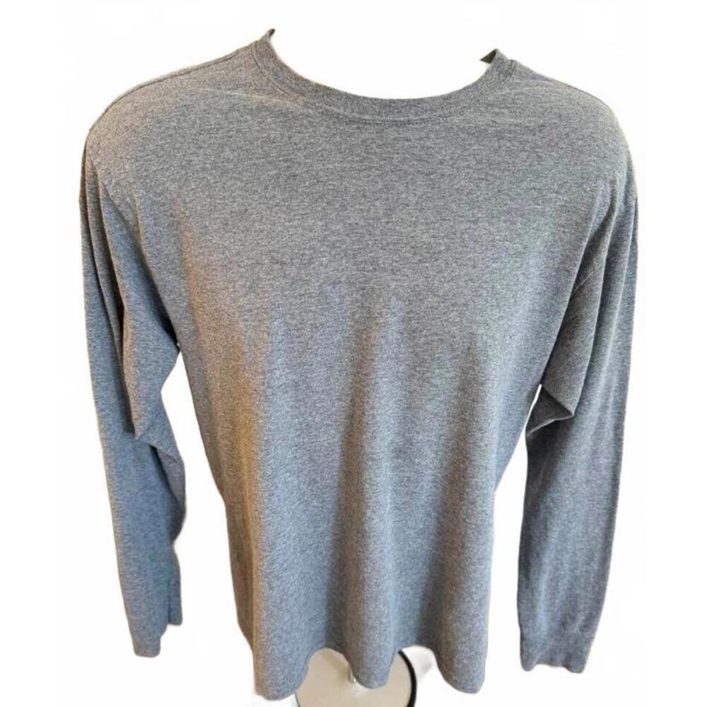 HAYNES X TEMP MENS MEDIUM T SHIRT GRAY LONG SLEEVE